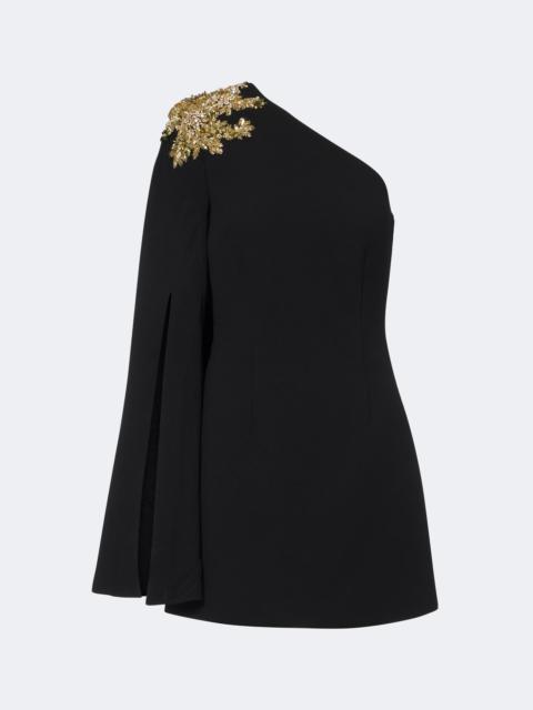 REBECCA VALLANCE River embellished one-shoulder minidress