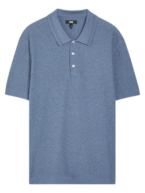 PAIGE Paige Kiko Cotton-blend Polo Shirt