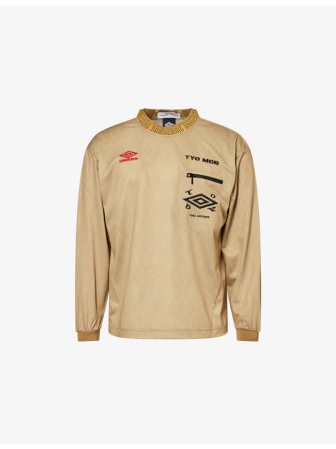 TOGA VIRILIS TOGA x UMBRO Logo-Embellished Woven Top