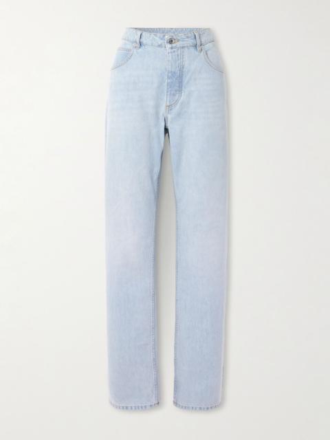 Bottega Veneta Low-rise slim boyfriend jeans Light blue