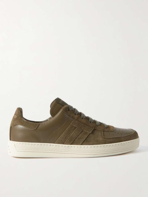 TOM FORD Radcliffe Suede and Leather Sneakers