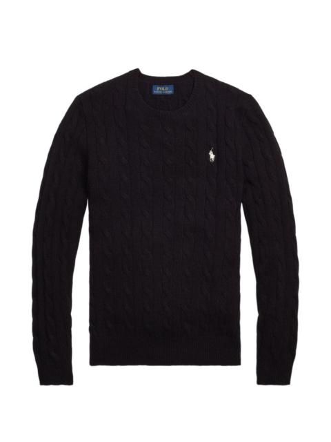 Polo Ralph Lauren cable-knit logo sweater