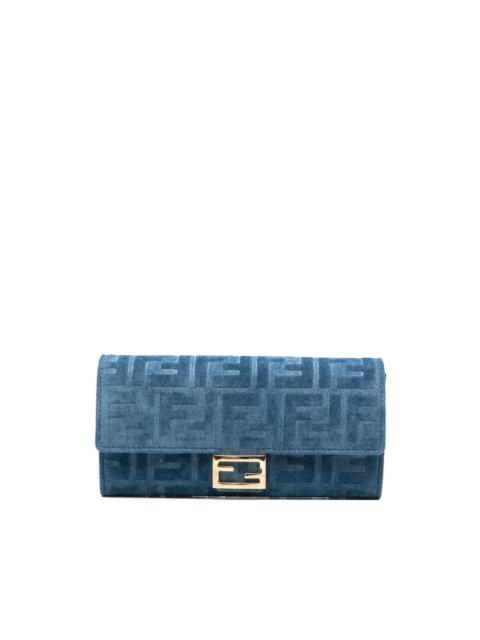 FENDI FF-pattern clutch bag