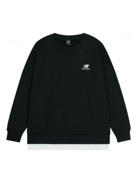 New Balance New Balance Alphabet Logo Round Neck Long Sleeves Black AMT13345-BK