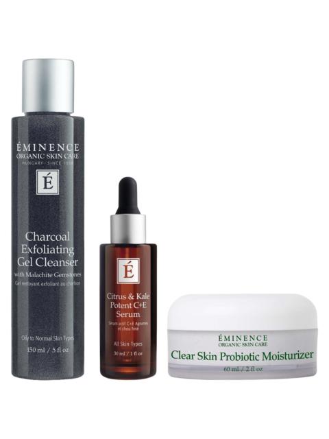Eminence Organic Skin Care Eminence Organic Skin Care Men's Skincare Morning Routine Bundle