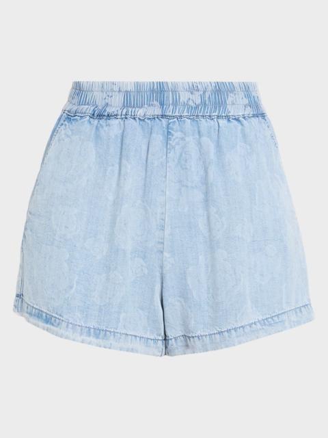 GENERATION LOVE Dorah Floral Denim Shorts