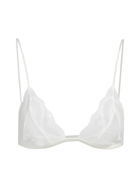 KIKI DE MONTPARNASSE Women's Soft Lace Bra - Ivory