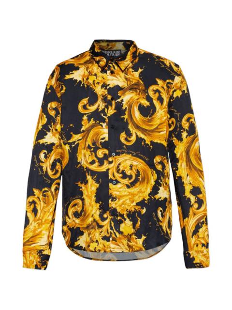 VERSACE JEANS COUTURE baroque-print shirt