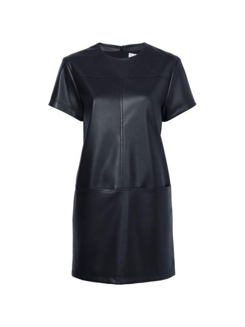 Sonny faux-leather dress