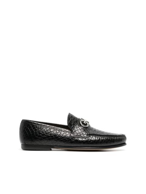 FERRAGAMO Gancini buckle loafers