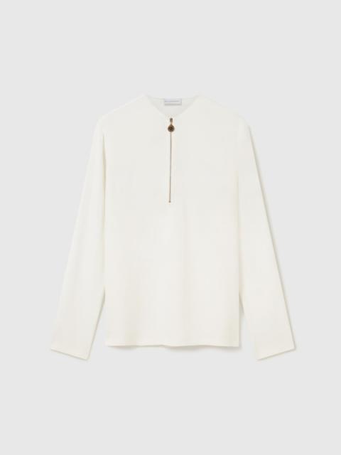 Stella McCartney Arlesa Double Split Hem Zip Blouse