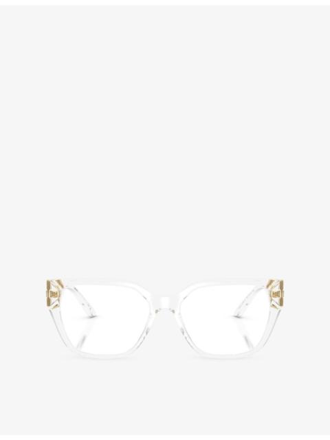 VERSACE VE3387U Square-Frame Acetate Optical Glasses