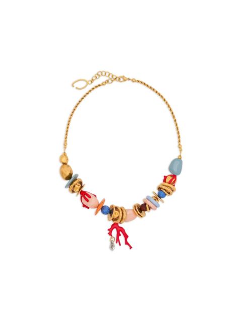 Oscar de la Renta beaded necklace