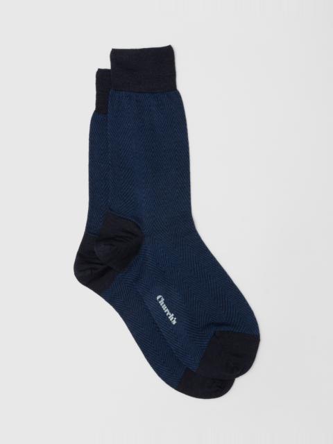 Church's Herringbone Wool Socks