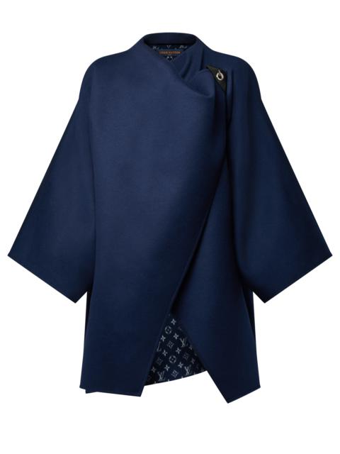Louis Vuitton Double Face Drape Front Coat