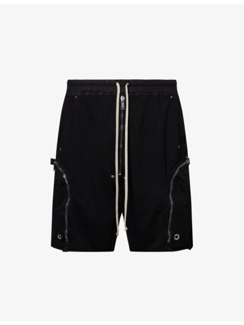 Rick Owens DRKSHDW Bauhaus Zipped-Pocket Cotton-Jersey Shorts