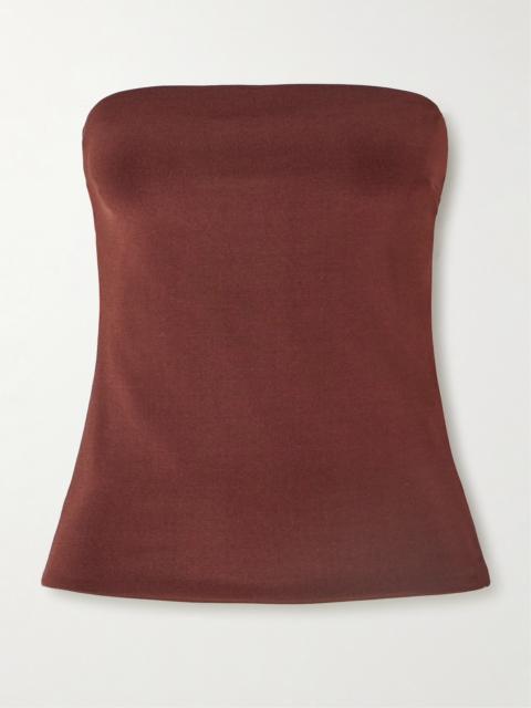 ESSE Studios Illi Strapless Ponte Top
