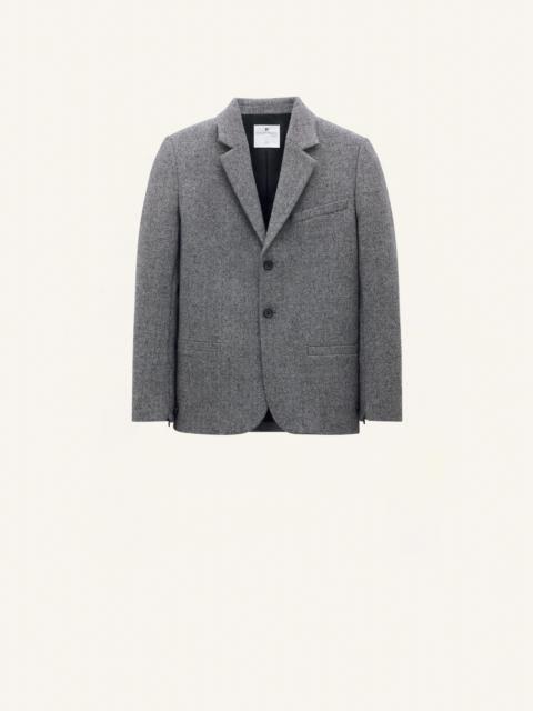 courrèges ZIPPED SLEEVES CAVIAR TAILORED JACKET