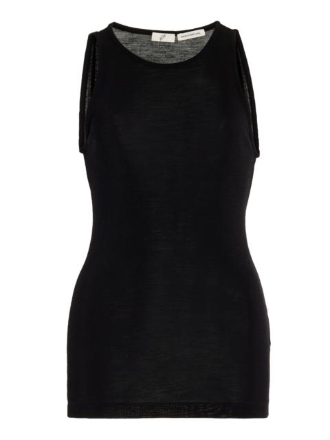 BITE Studios Knit Merino Wool Tank Top black