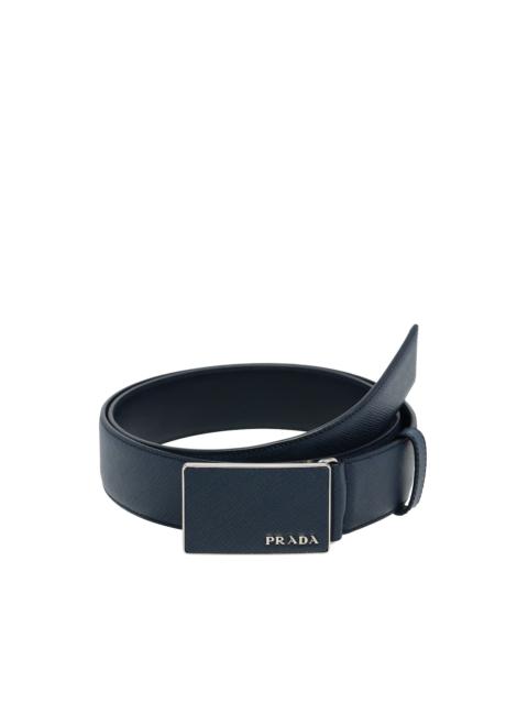 Prada Saffiano Leather Belt