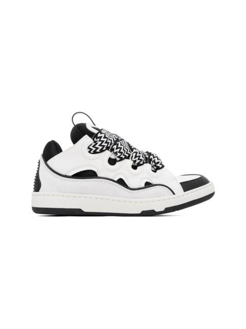 Lanvin White Curb Sneakers