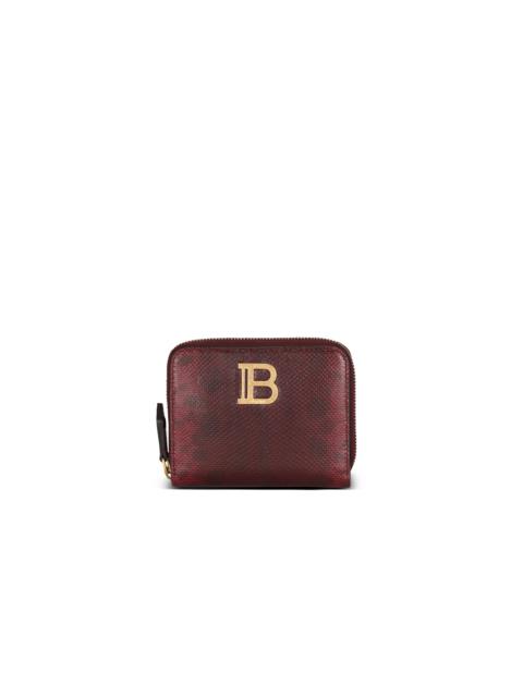 Balmain B-Buzz Karung leather purse