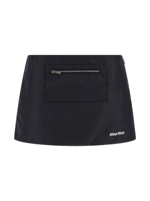 Miu Miu Gazar Tecnico Skirt