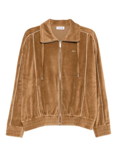 LACOSTE logo-embroidered jacket