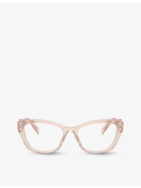 Prada PR 19WV cat-eye acetate glasses