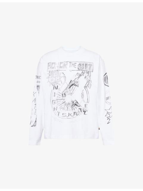 HONOR THE GIFT Night Skate Long-Sleeved Cotton T-Shirt