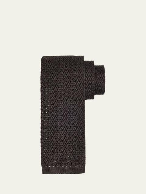Brioni Men's Silk Tricot Tie