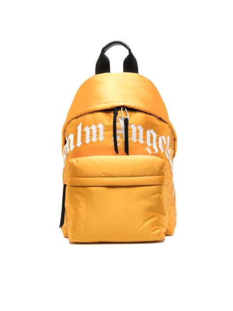 Palm Angels curved-logo backpack