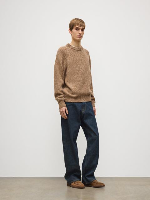 Johnstons of Elgin Fyfe Natural Cashmere Jumper