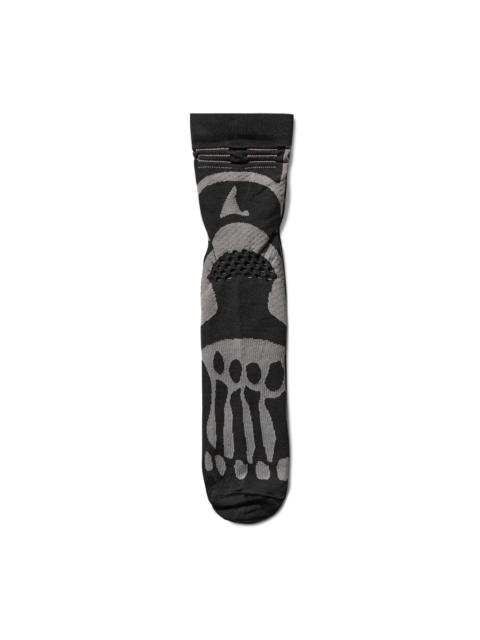 ROA Bones Logo Q Skin Technical Crew Socks