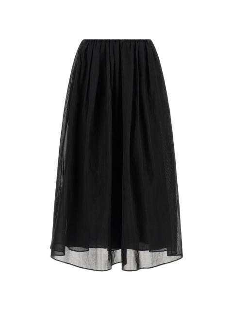 Brunello Cucinelli organza midi skirt