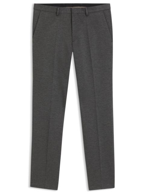 HUGO MELANGE EXTRA-SLIM-FIT PANTS IN STRETCH WOOL