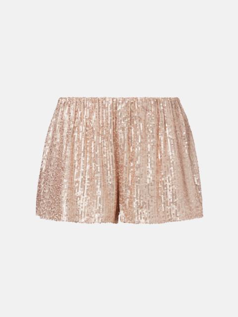 NORMA KAMALI Boyfriend Elephant sequined shorts
