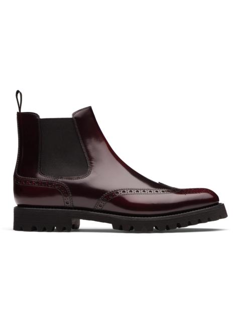 Charlize
Polished Binder Chelsea Boot Brogue Burgundy