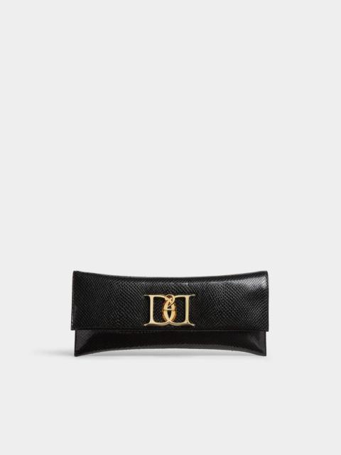 DSQUARED2 DOUBLE D LEATHER CLUTCH