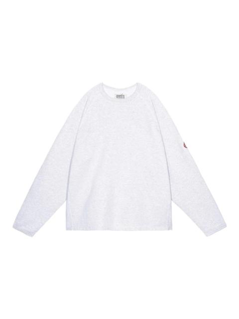 Cav Empt CAV EMPT HALF PANEL RIB CREW NECK 'GREY'
