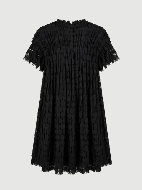 ULLA JOHNSON LAYLA LACE MINI DRESS