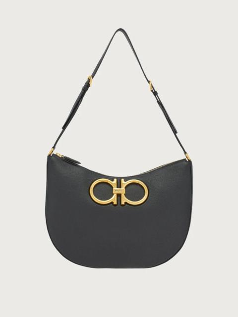 FERRAGAMO MAXI GANCIO HOBO BAG