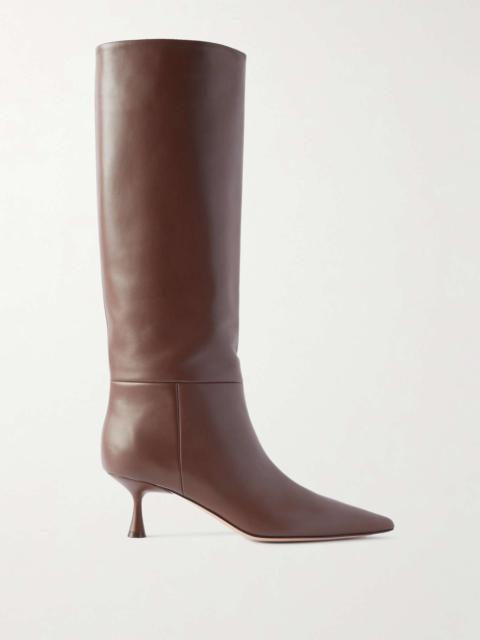 Gianvito Rossi Vitello Glove 55 leather boots Brown