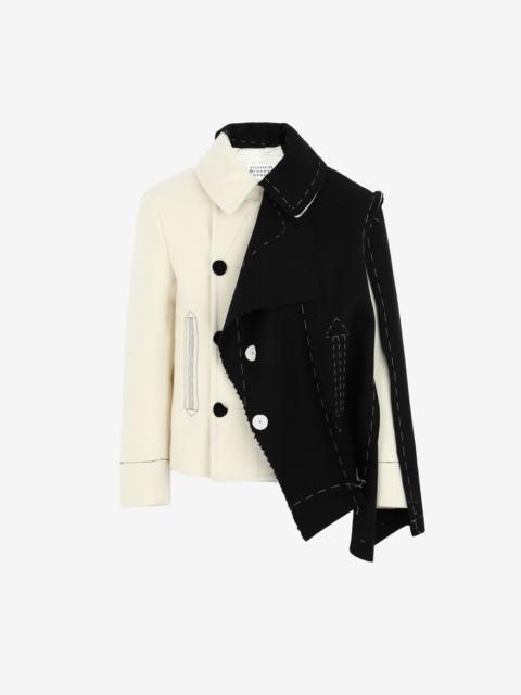 Maison Margiela 'Memory of' pea coat