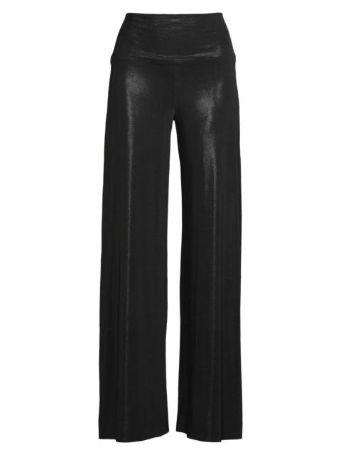 NORMA KAMALI Women's Elephant Wide-Leg Pants - Black