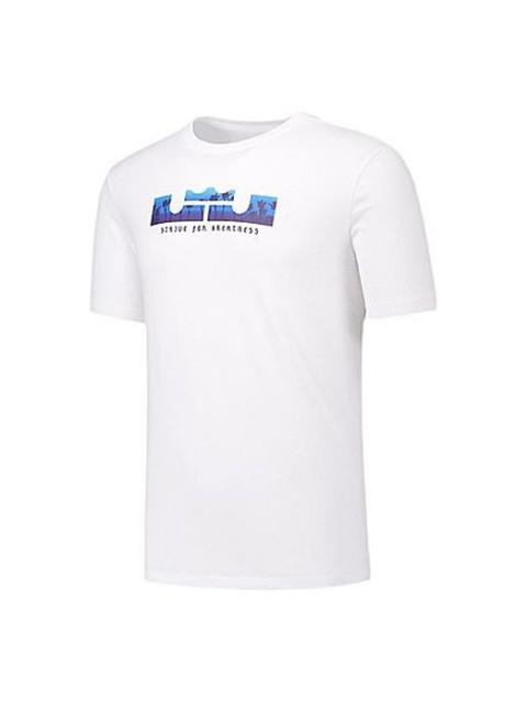 Nike Men's Nike Dri-fit Lebron Casual Sports Basketball Short Sleeve T-Shirt DB6179-100