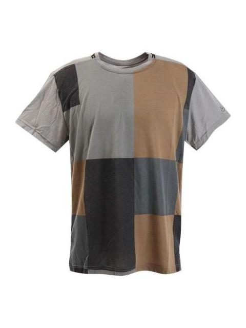 Nike Nike Training Top Multicolor Splicing Breathable Sports Short Sleeve Gray CJ4743-077