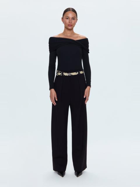 PISTOLA EDEN PLEATED BARREL TROUSER - NIGHT OUT