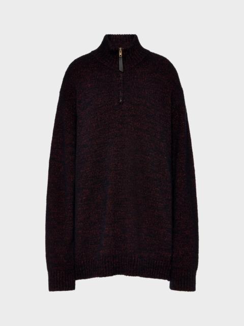Maison Margiela Half-Zip Knit Sweater