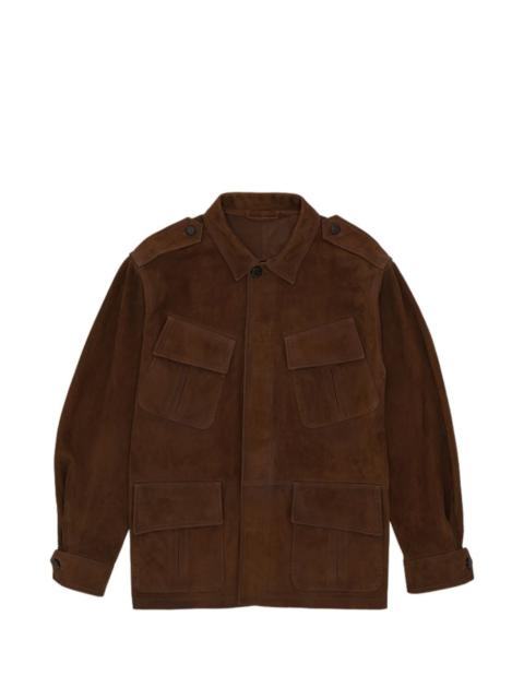 FORTELA four pocket calf suede jacket